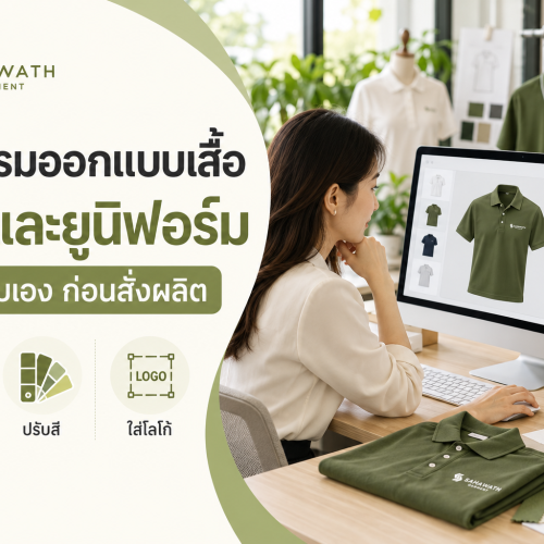 คู่มือใช้โปรแกรมออกแบบเสื้อโปโลและยูนิฟอร์มก่อนสั่งผลิต